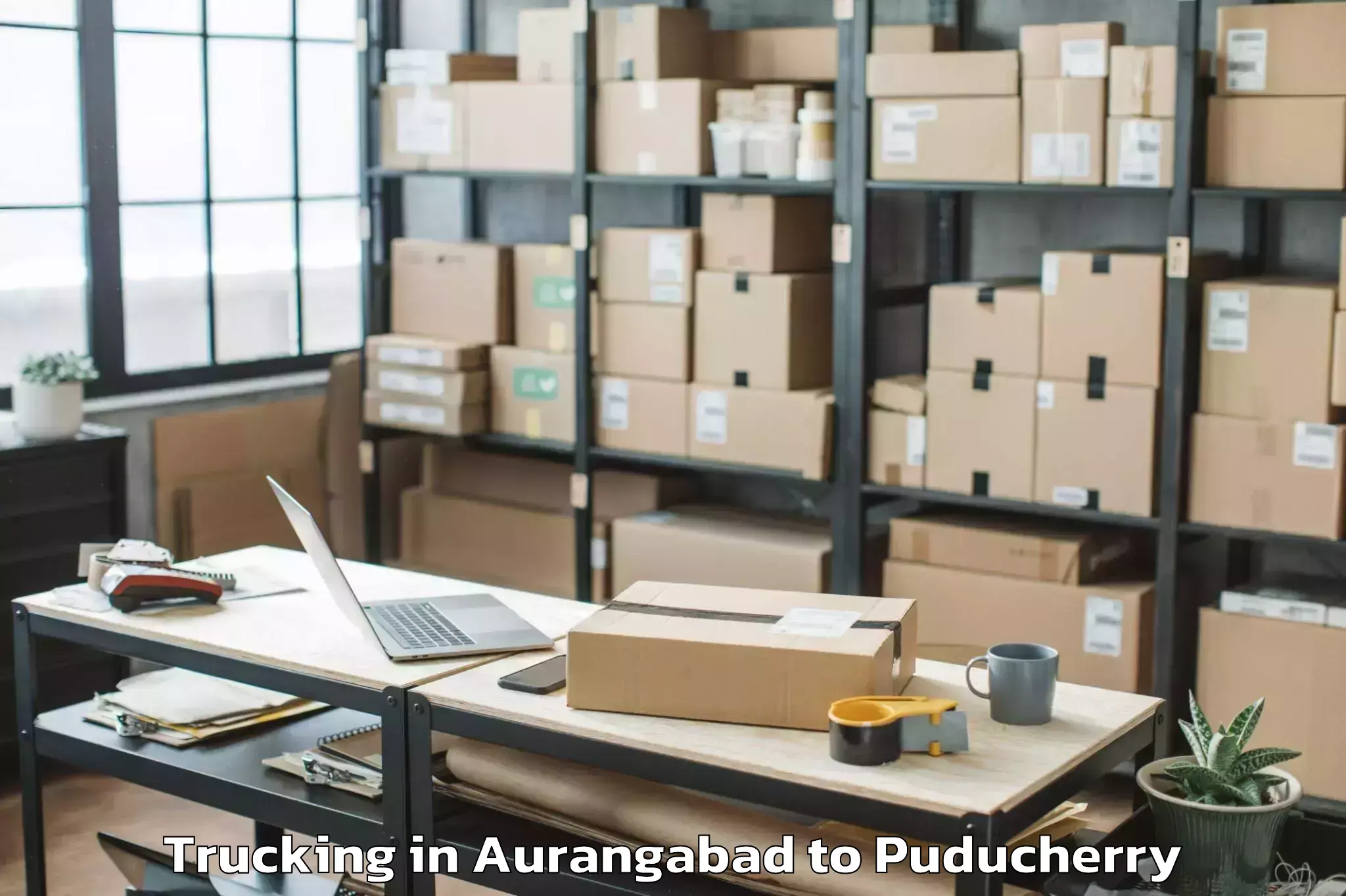 Aurangabad to Pondicherry University Puduche Trucking Booking